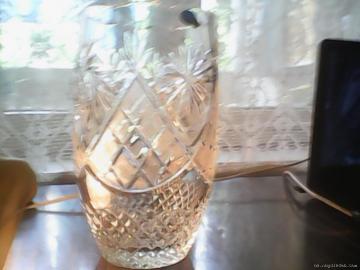 Хрустальная ваза для цветов. Новая!
